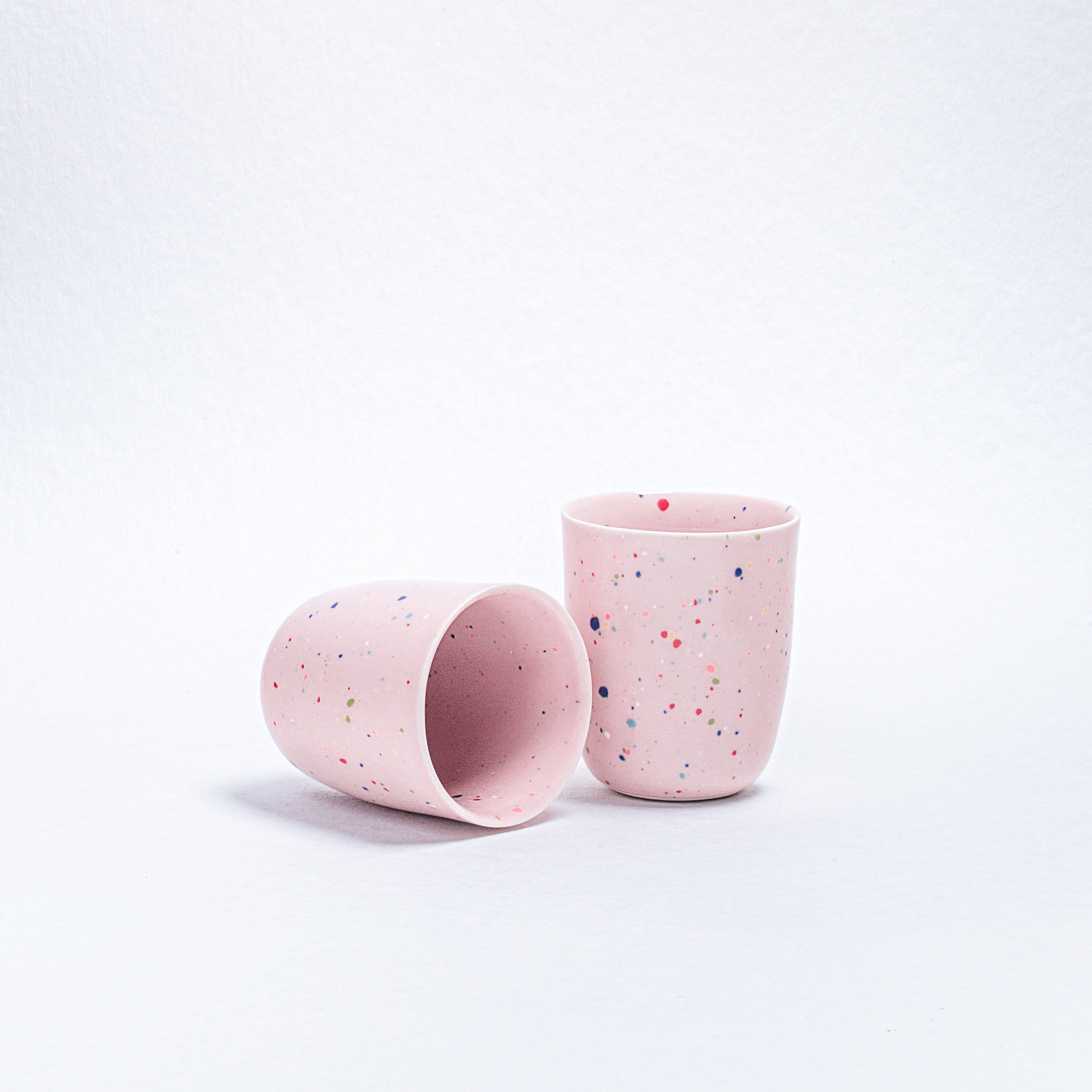 Beker New Party - Roze confetti