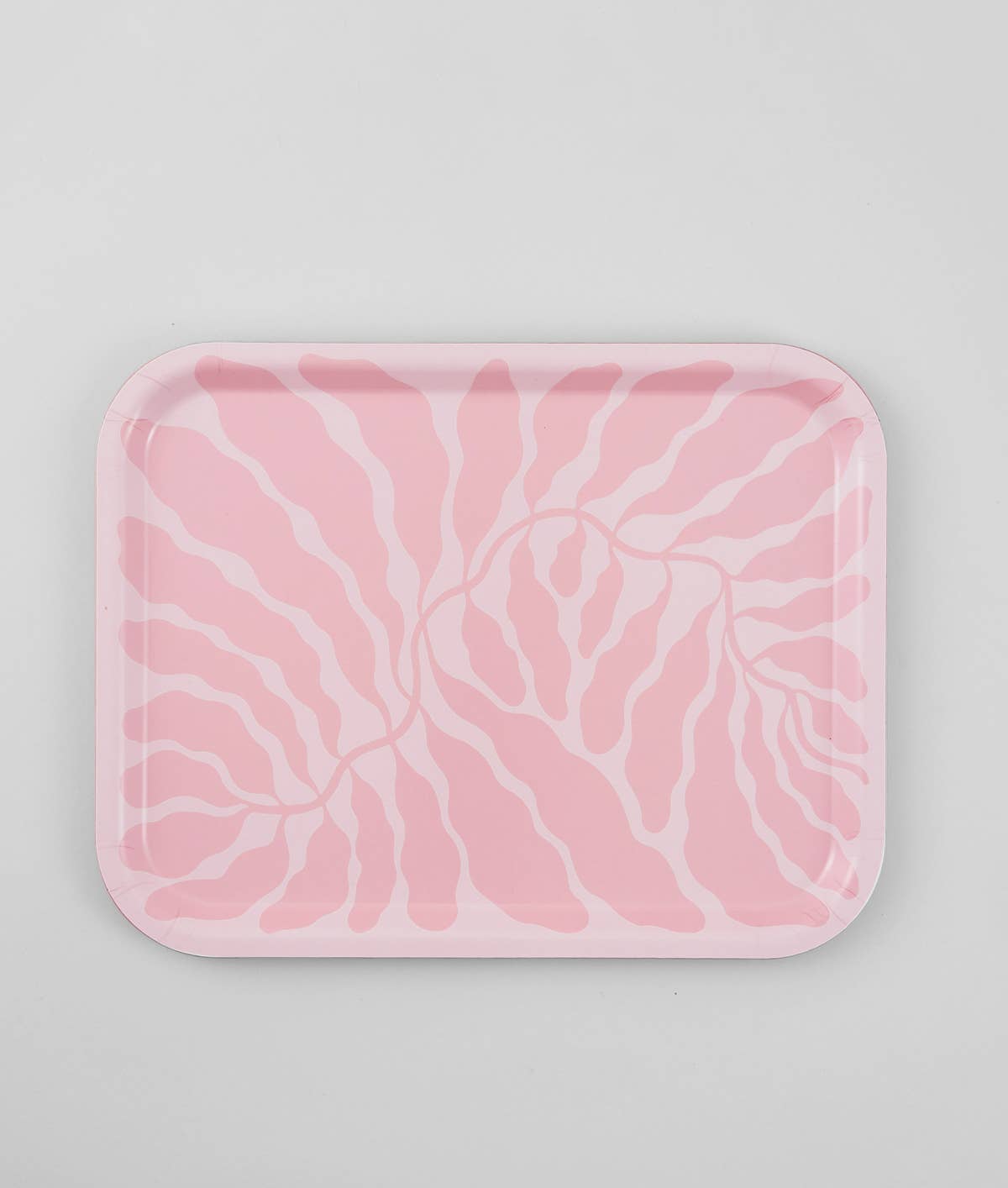 Dienblad Pink Leaves - Roze